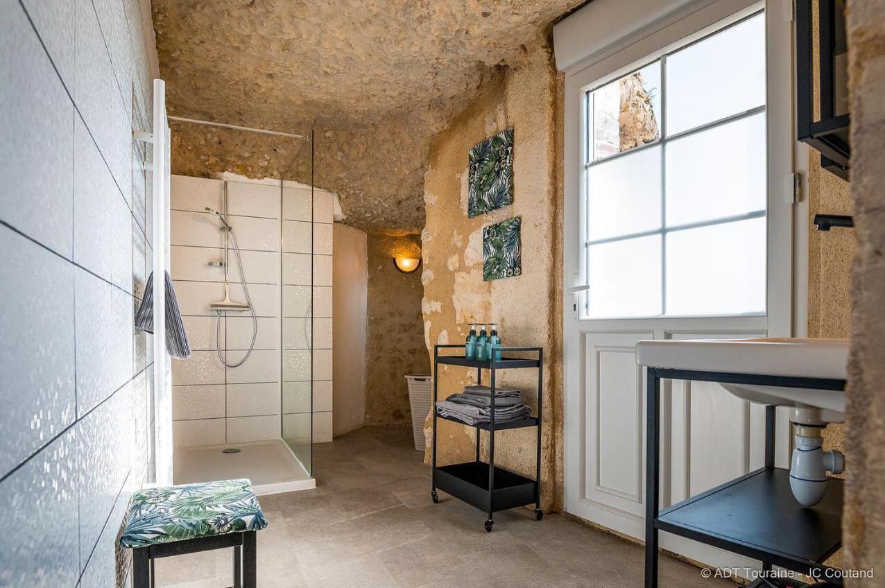La Cavee Du Coteau, Petit Cocon Troglodytique Villa Vouvray Eksteriør bilde